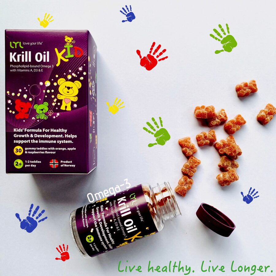 LYL Krill Oil KID Omega-3 Komplekss Bērniem
