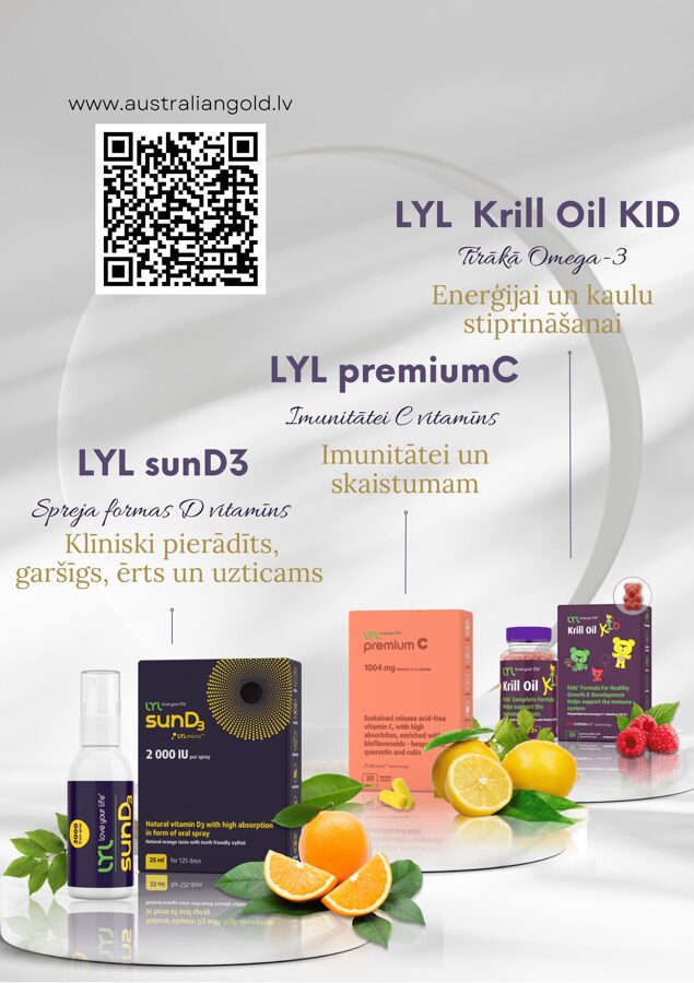 LYL Krill Oil KID Omega-3 Komplekss Bērniem