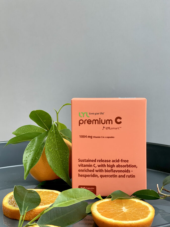 LYL premiumC Augstas Efektivitātes C Vitamīns 1000mg