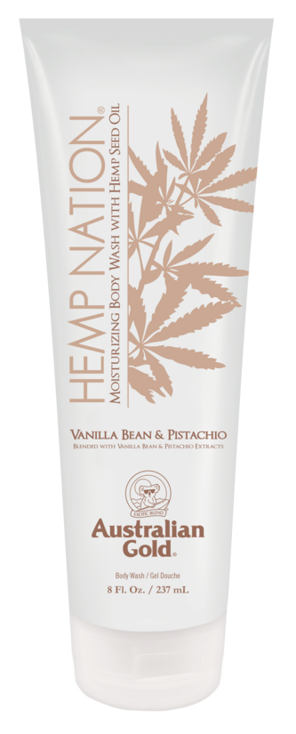 JAUNUMS! Australian Gold® Hemp Nation® Vanilla Bean & Pistachio DUŠAS ŽELEJA 237ml