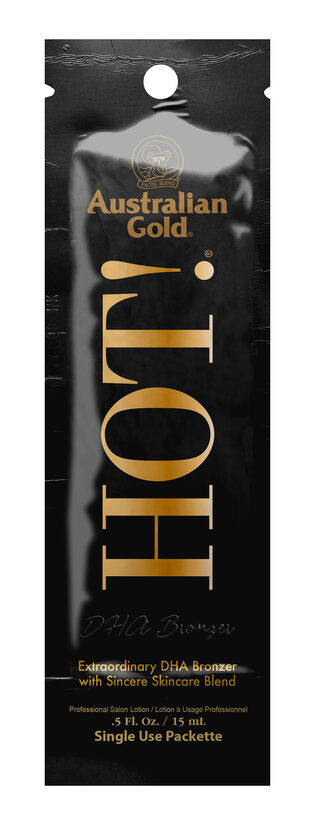 Australian Gold® HOT! DHA Bronzer tumša iedeguma krēms 