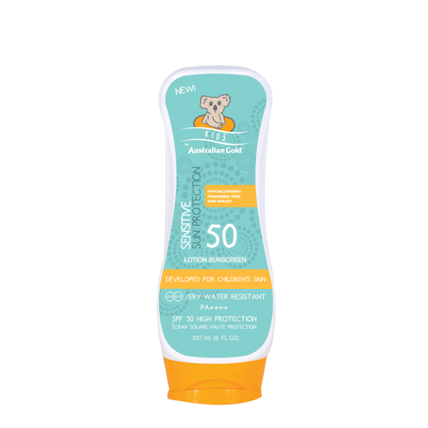 Australian Gold SPF50 Lotion Kids 237ml, saules aizsargkrēms bērniem