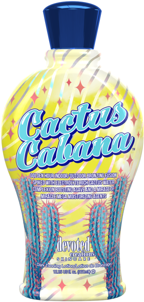 Devoted Creations Cactus Cabana iedeguma veicinātājs ar DHA bronzeriem un mitrinošu kaktusa ūdeni 