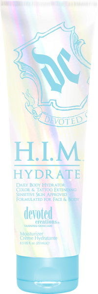 Devoted Creations H.I.M. Hydrate mitrinātājs, lai paildzinātu iedeguma toni